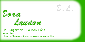 dora laudon business card