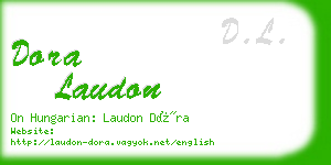dora laudon business card